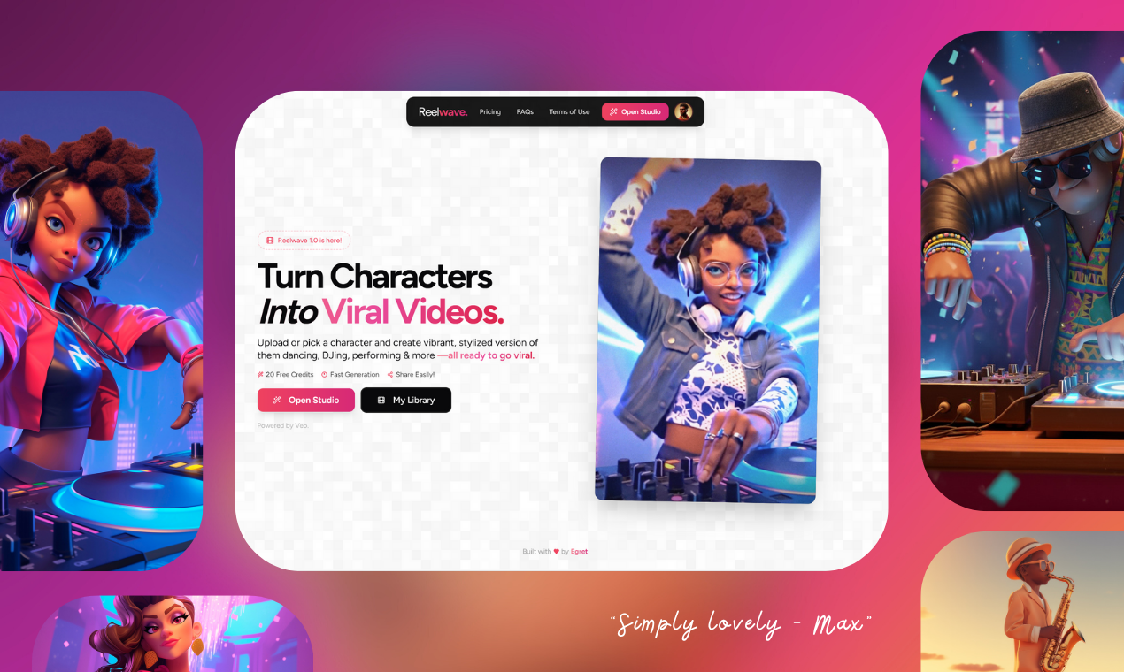 Média Bobine d'onde - Transformez vos personnages en vidéos virales en quelques secondes. 3