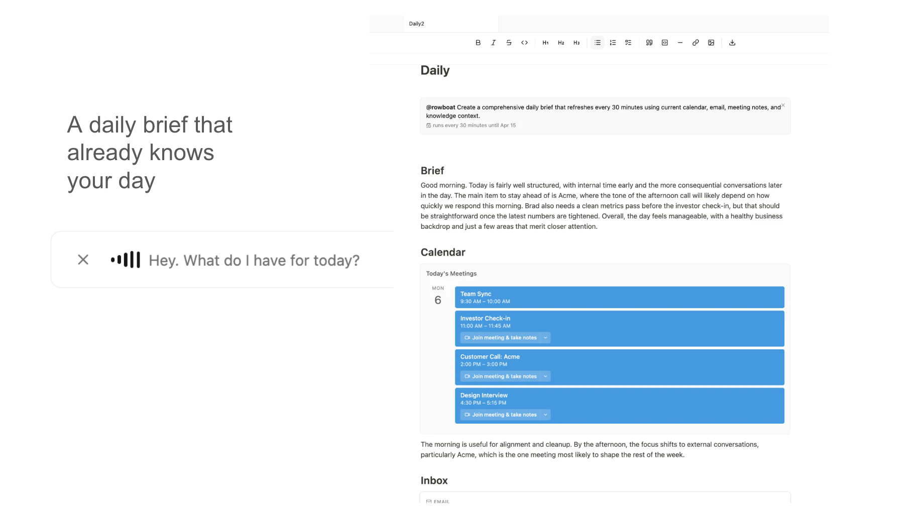 Rowboat screenshot 2