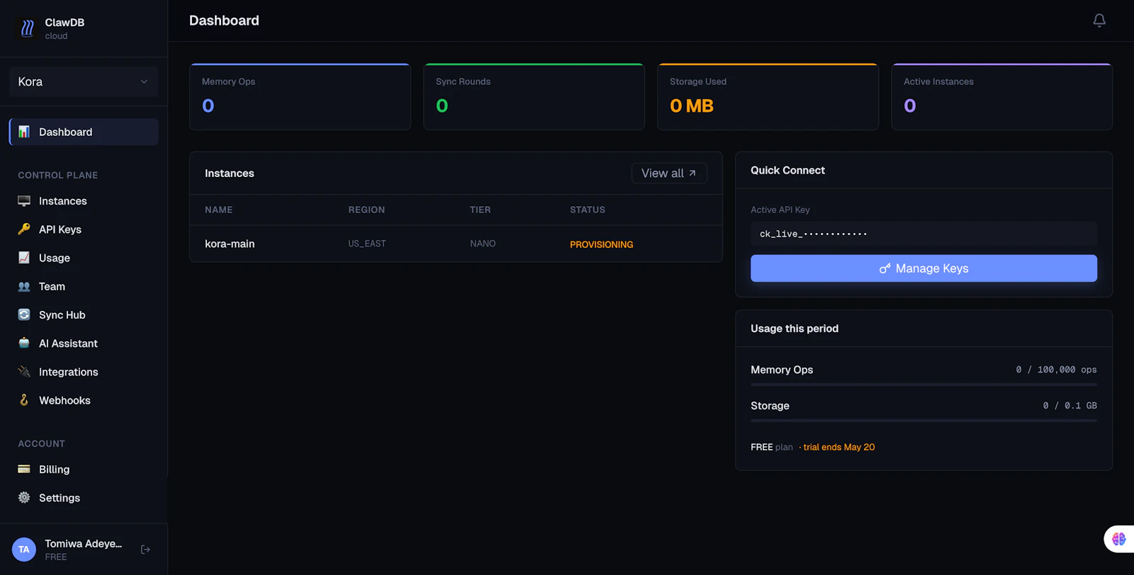 ClawDB screenshot 5