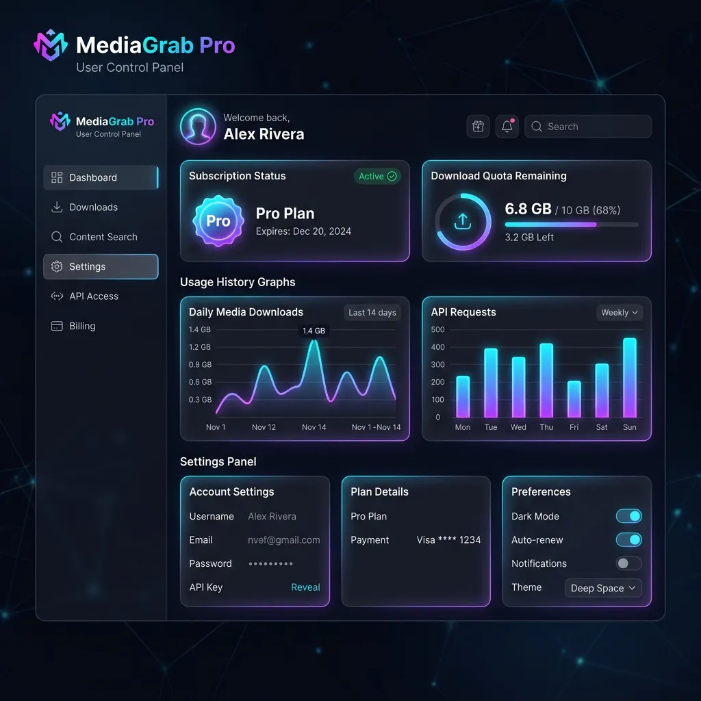 MediaGrab Pro gallery image