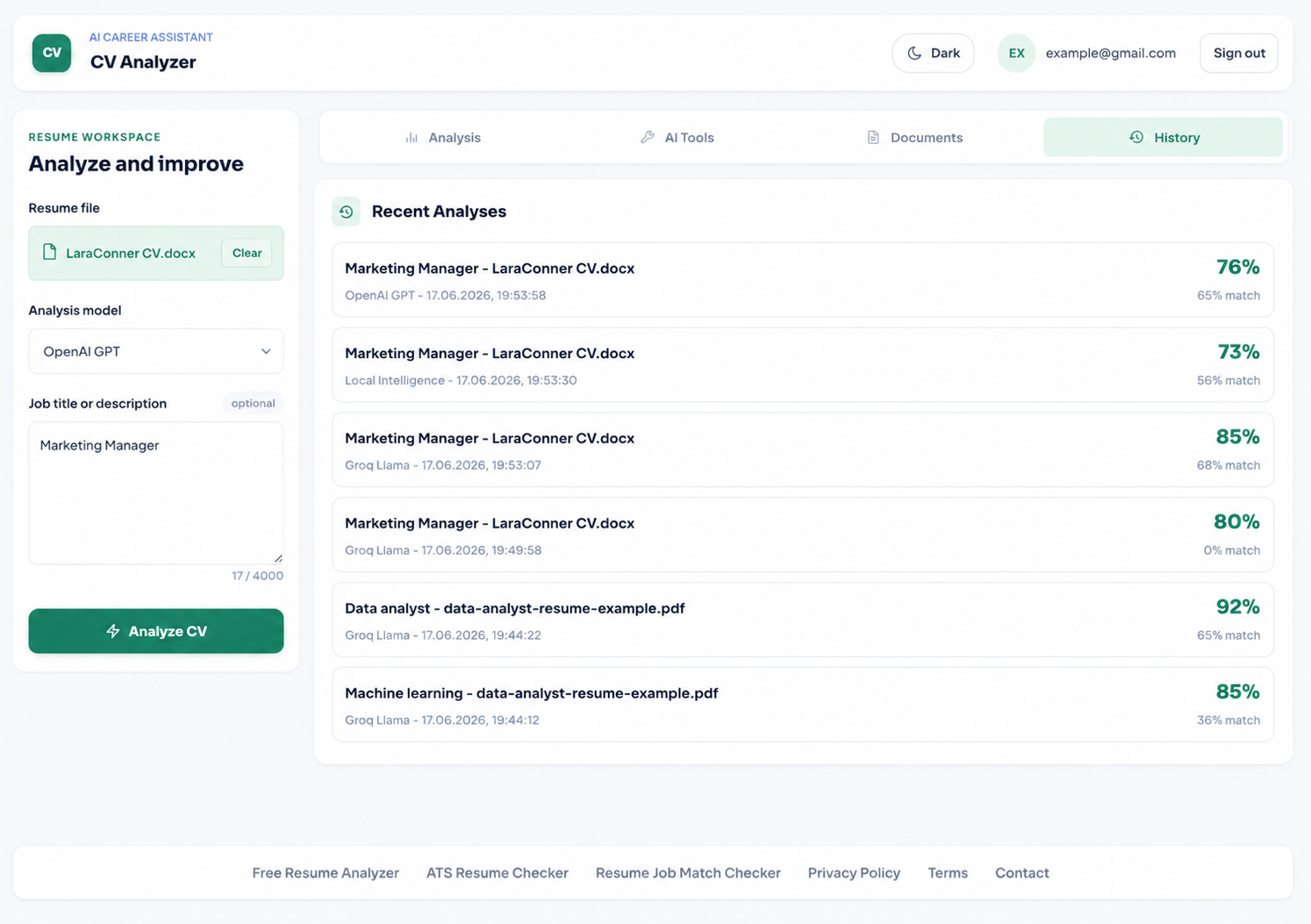 Founder @ CV Analyzer AI gallery image