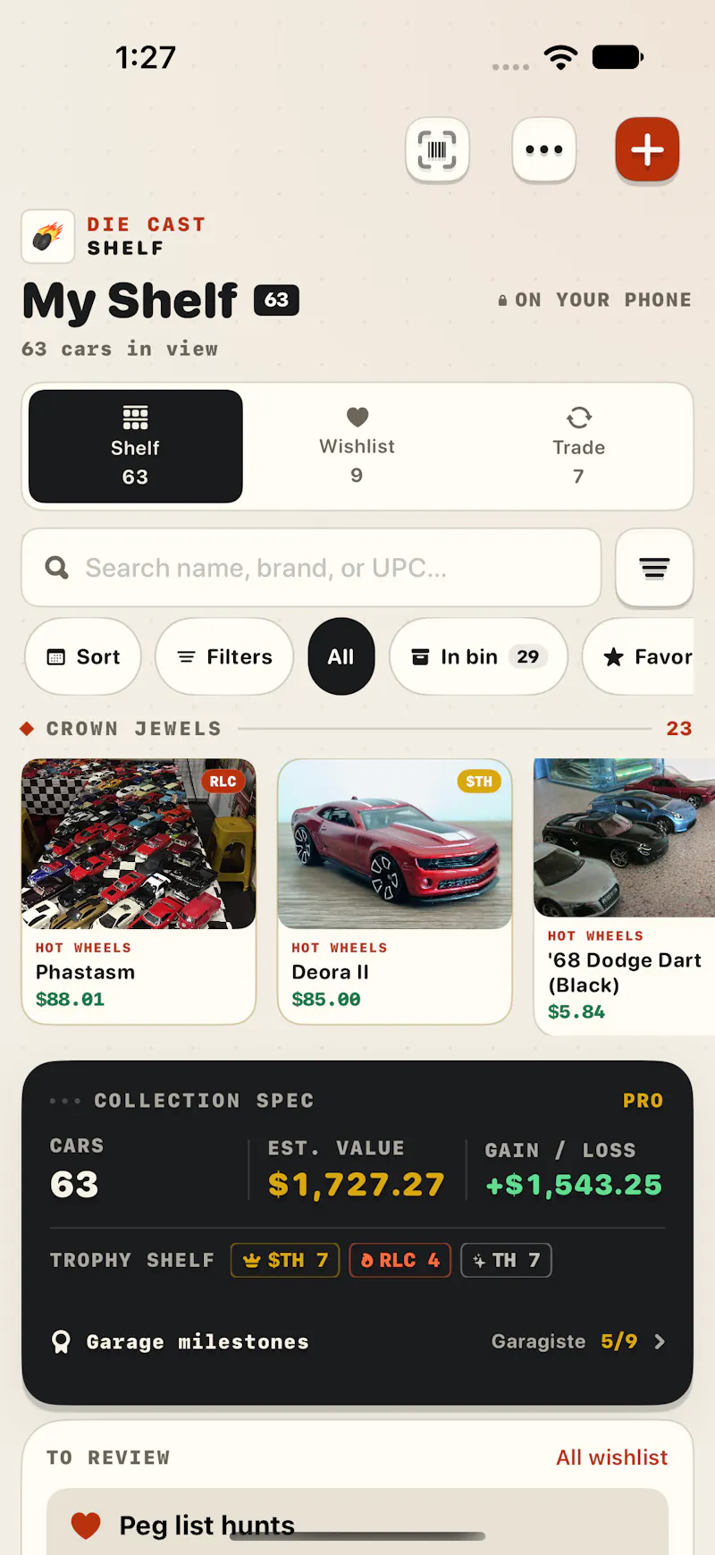 Die Cast Shelf screenshot 1