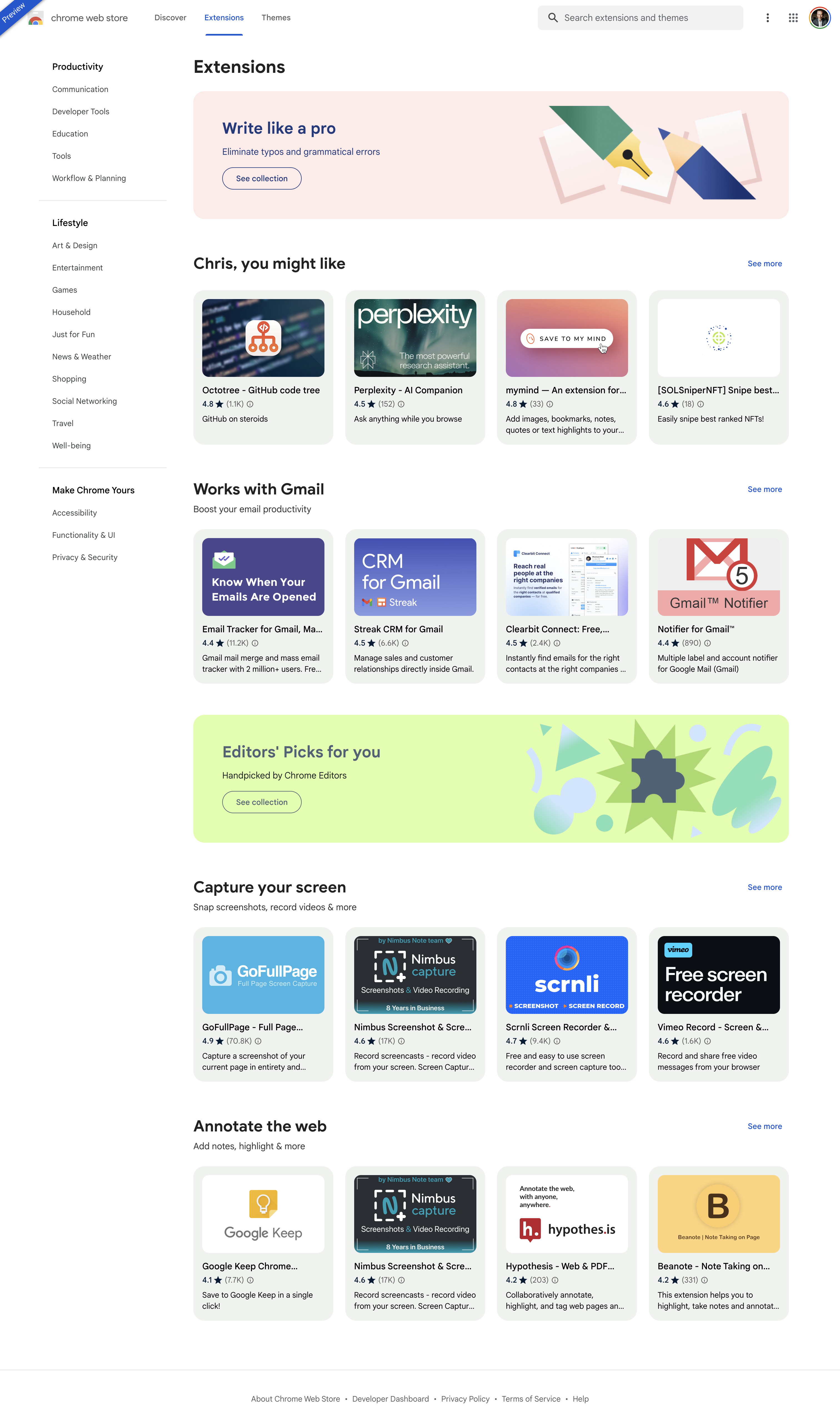 新しいChrome Webストア media 4