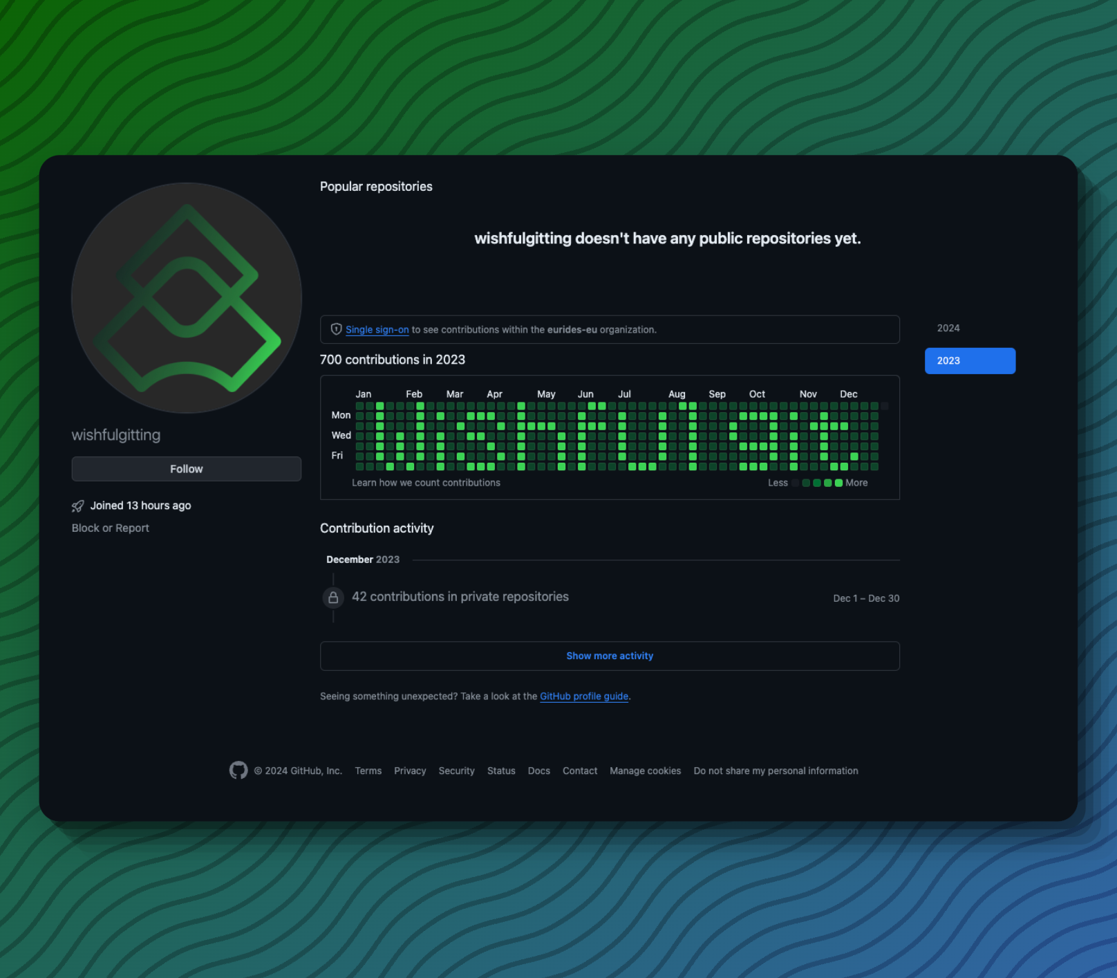 희망적인 gitting - Github Glow-Up, 기여 그래프를 해킹하십시오 미디어 4