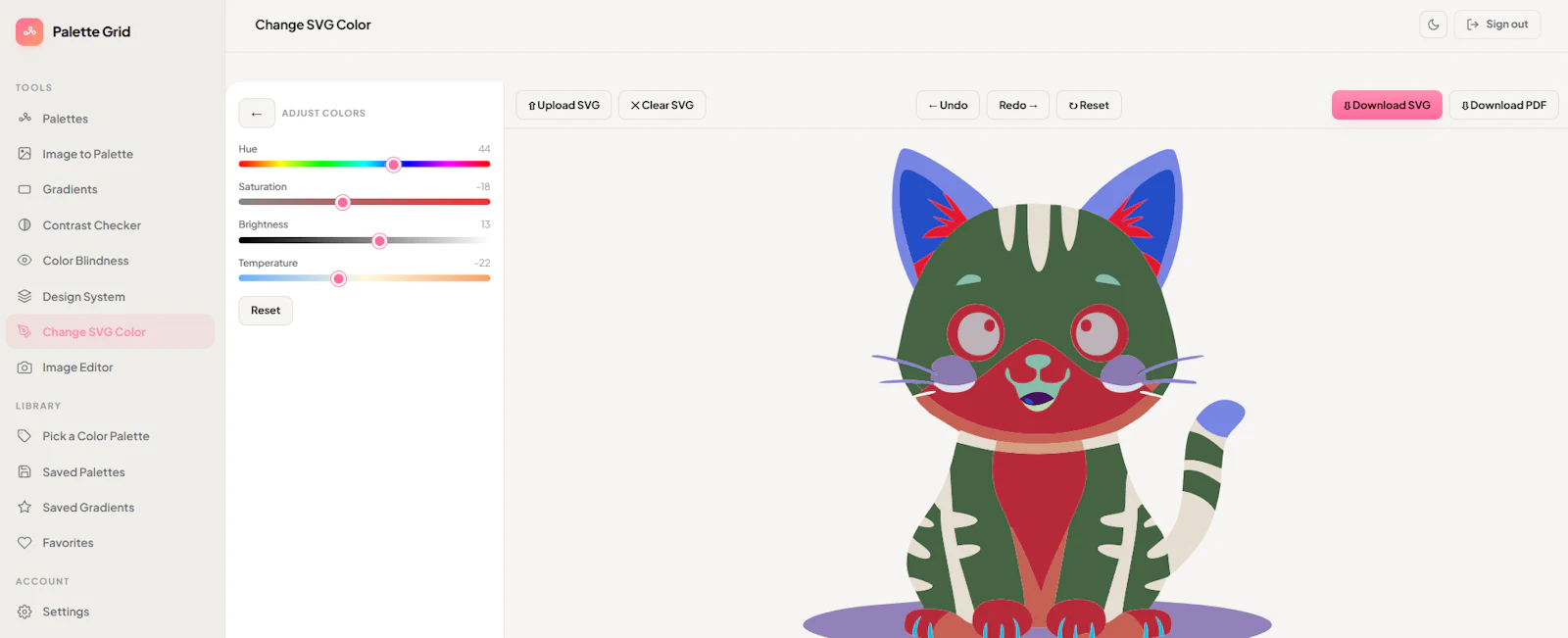 Palette Grid screenshot 6