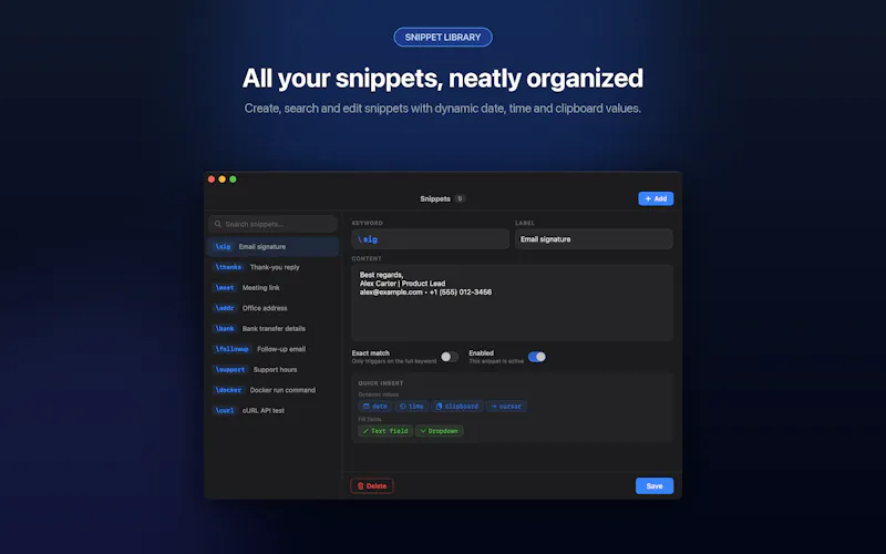 QuickMessage screenshot 4