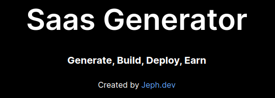 saas-generator using AI gallery image