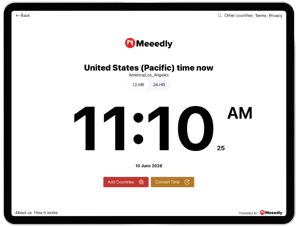 Meeedly Time Converter gallery image
