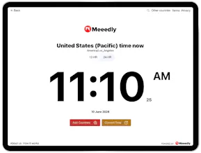 Meeedly Time Converter gallery image