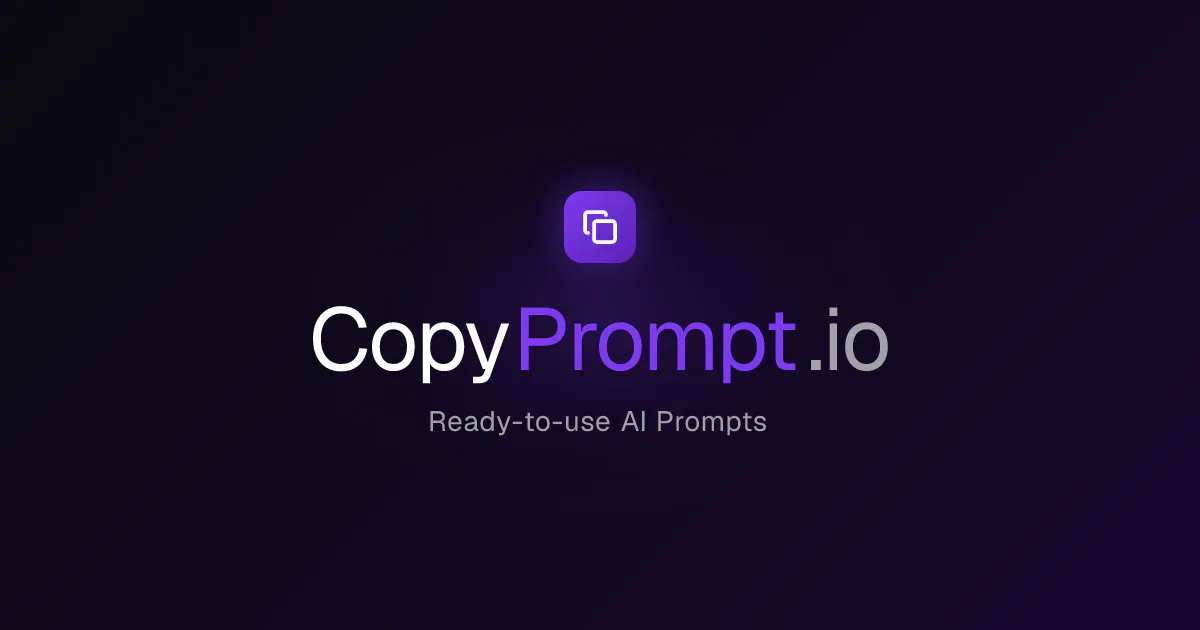 CopyPrompt.io のプロダクトバナー
