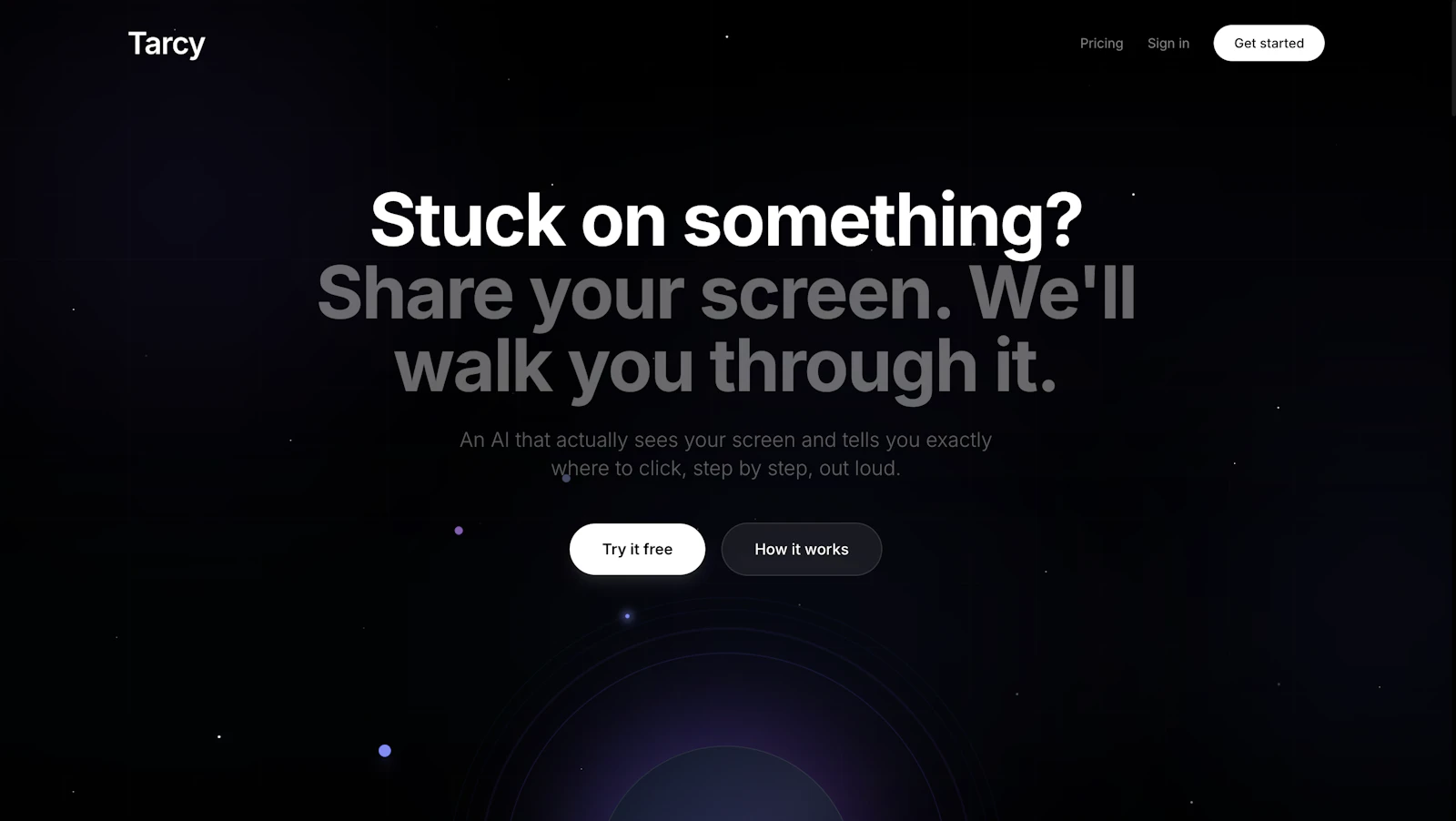 Tarcy screenshot 2