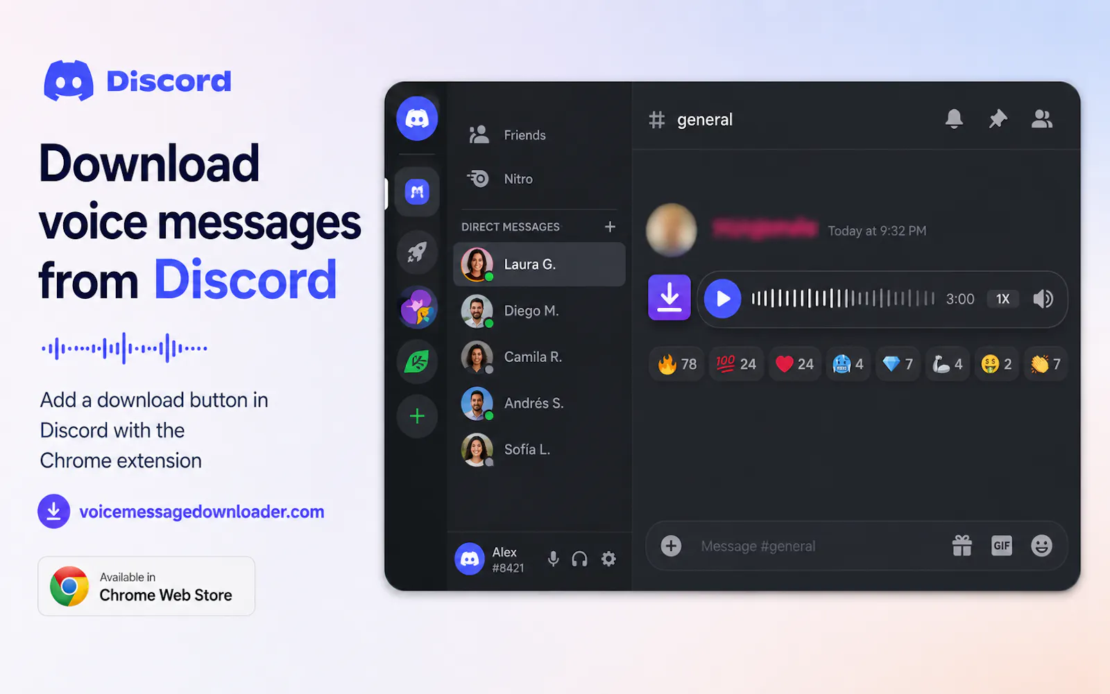 VoiceMessageDownloader.com screenshot 2