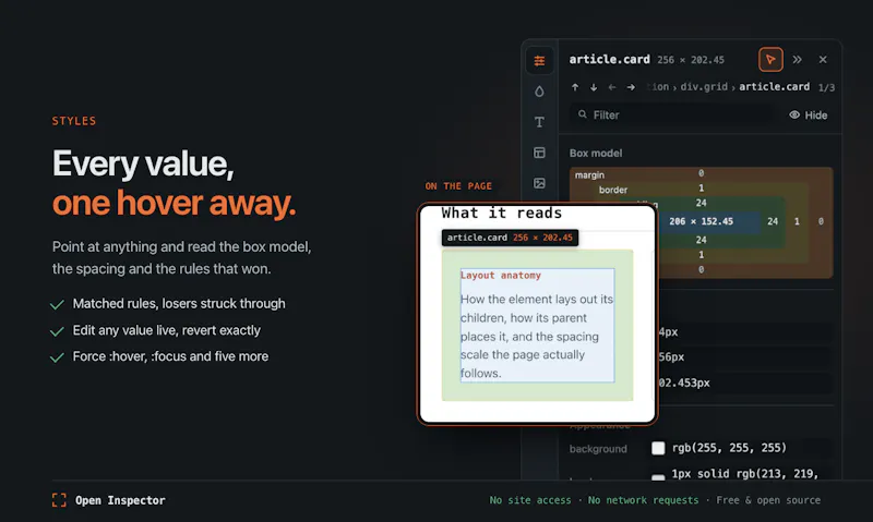 Open Inspector screenshot 5