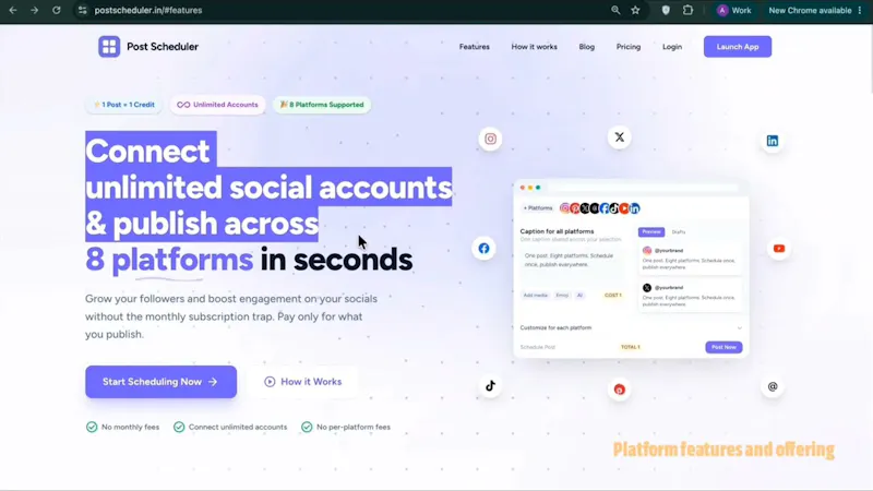 PostScheduler screenshot 1 (video preview)