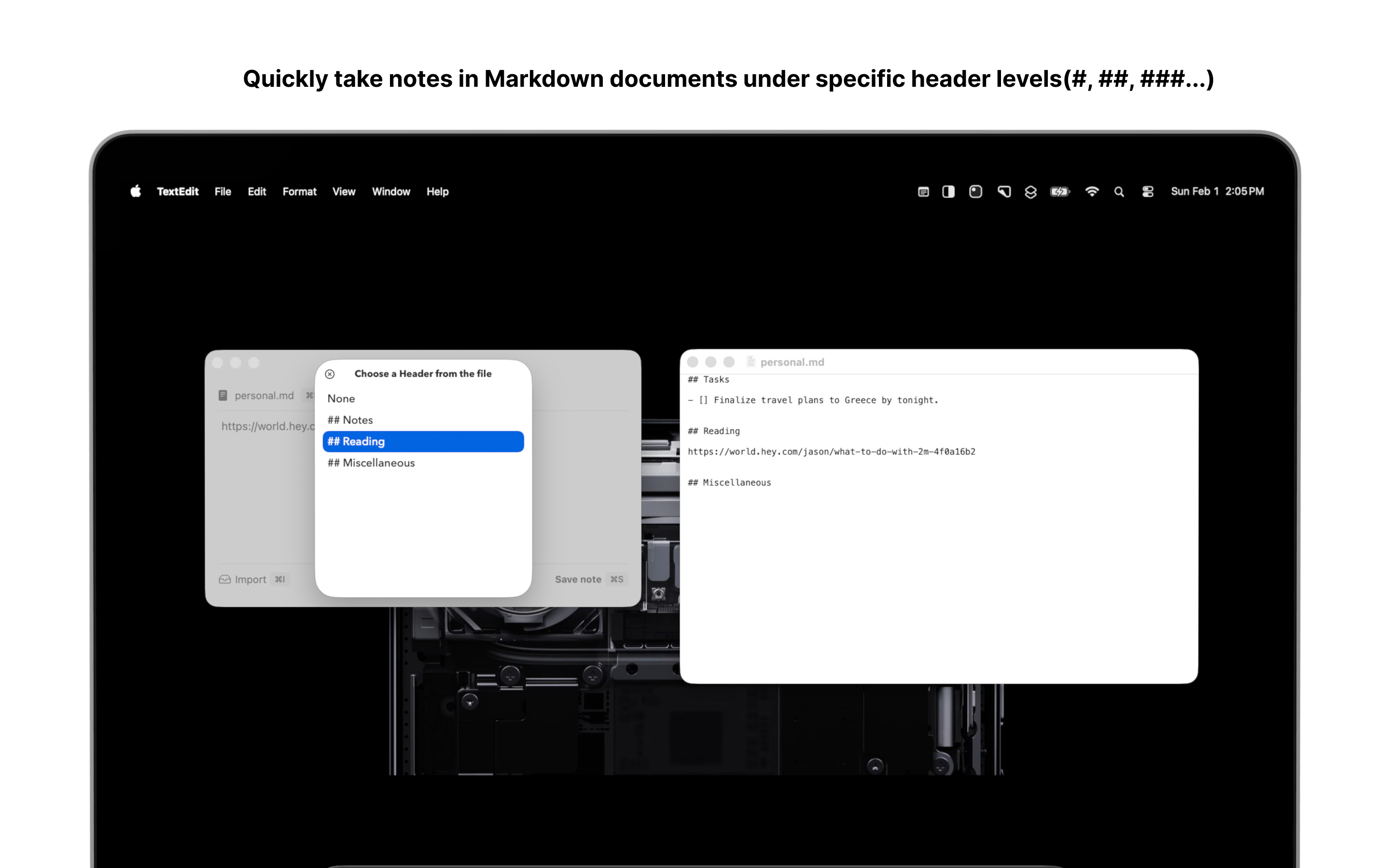 Instant Markdown notes gallery image