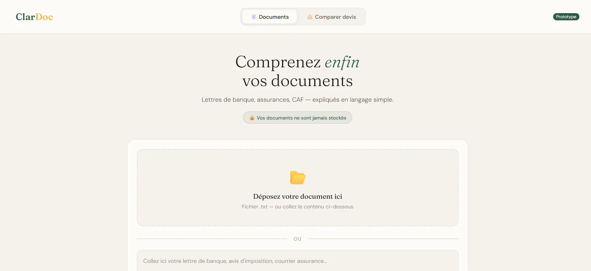 ClarDoc product banner