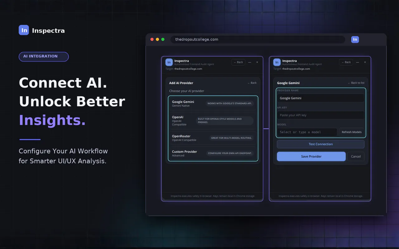 Inspectra — Frontend AI Auditor gallery image