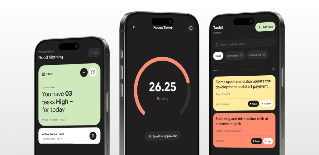 TaskFlow - Screenshot 3 showing product features and functionality