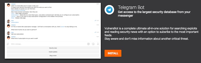 Vulners: complete security database gallery image