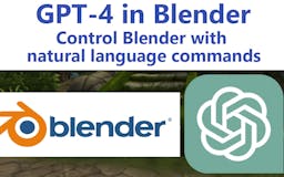 GPT-4 Add-on for Blender media 2