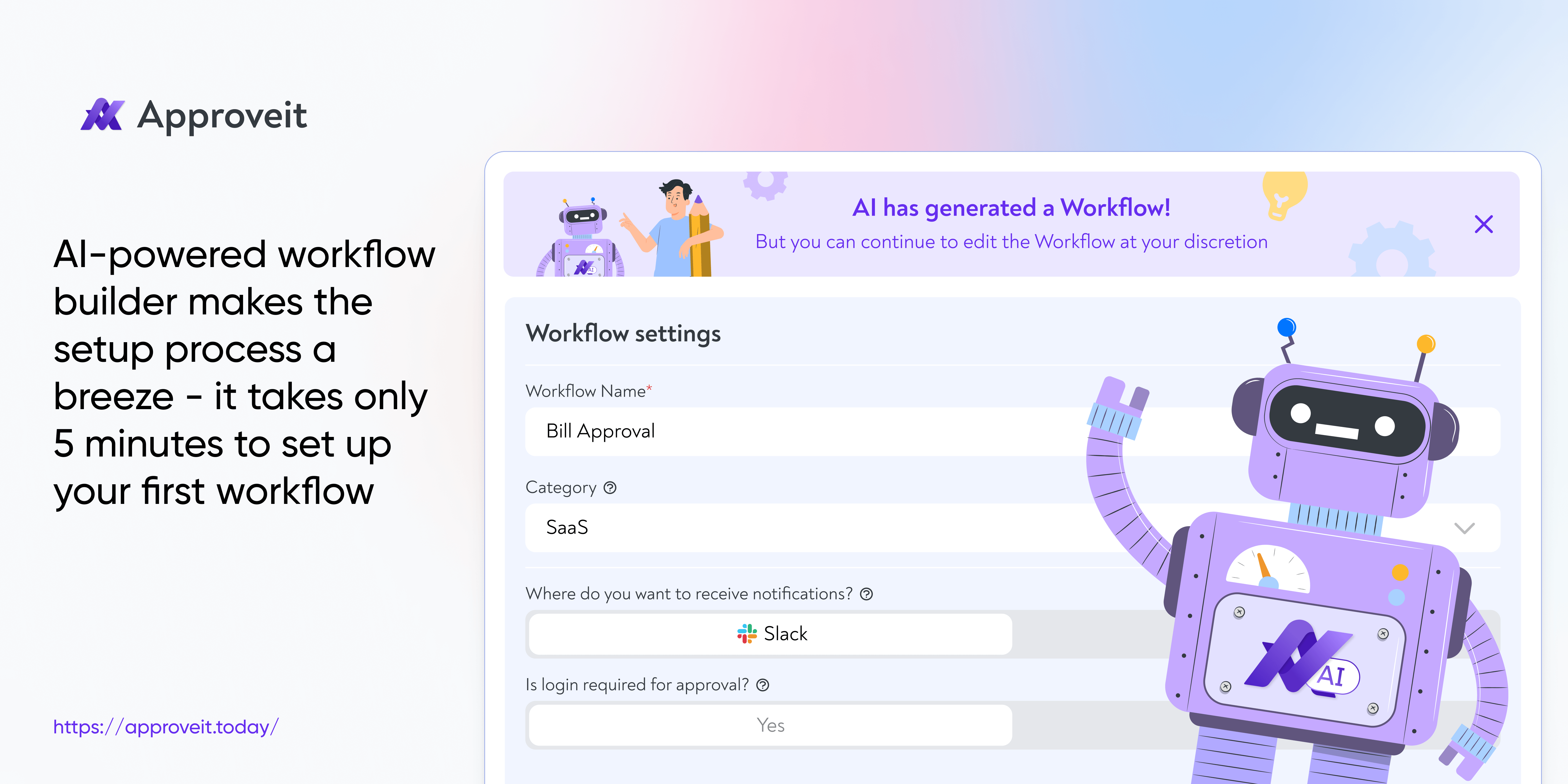 승인 - Slack/MS 팀의 공급 업체 계약 관리 및 청구서 승인 미디어 2