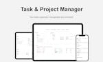 Task & Project Manager Notion Template image