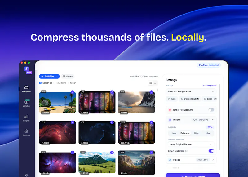 FastCompressor screenshot 2