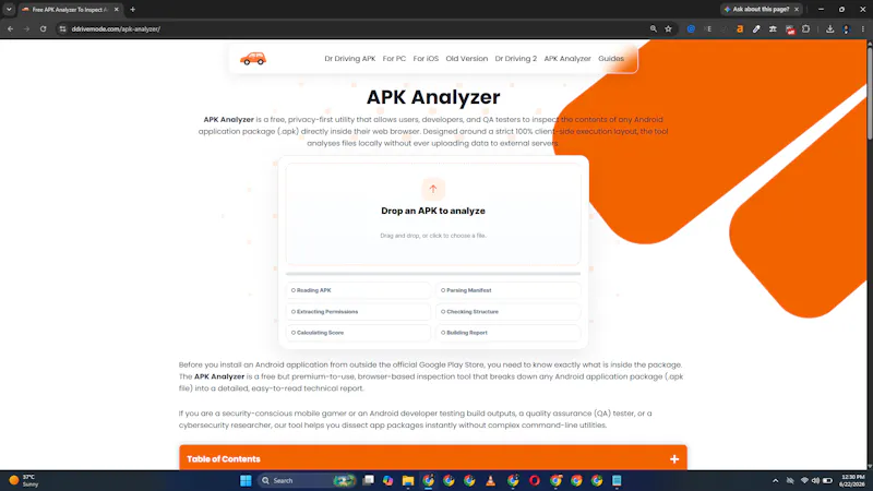DDriveMode APK Analyzer screenshot 2