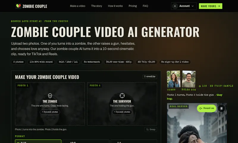 Zombie Couple screenshot 1