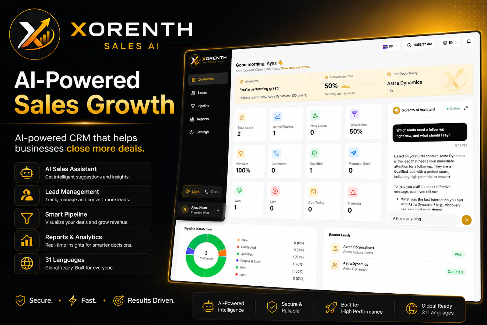 Xorenth Sales AI screenshot 2