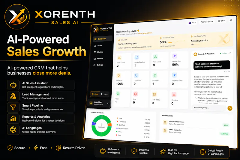 Xorenth Sales AI screenshot 2