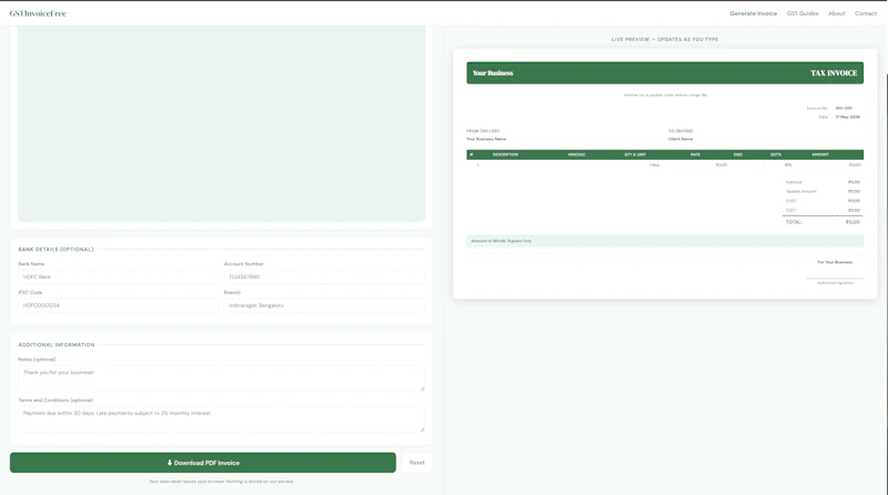 GSTInvoiceFree screenshot 3