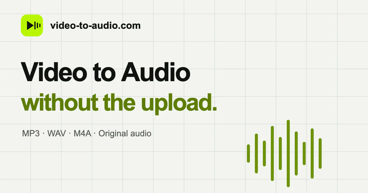 Video to Audio gallery image