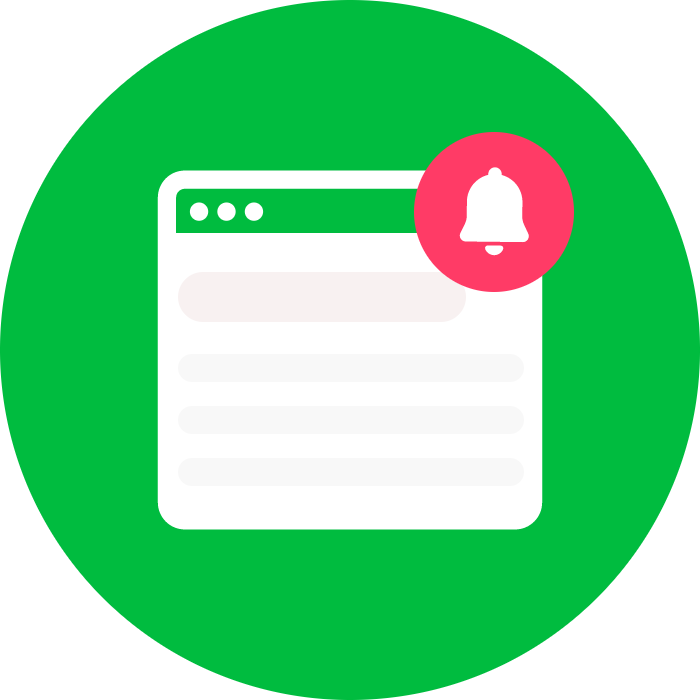 In-App Customer Portal Notifications