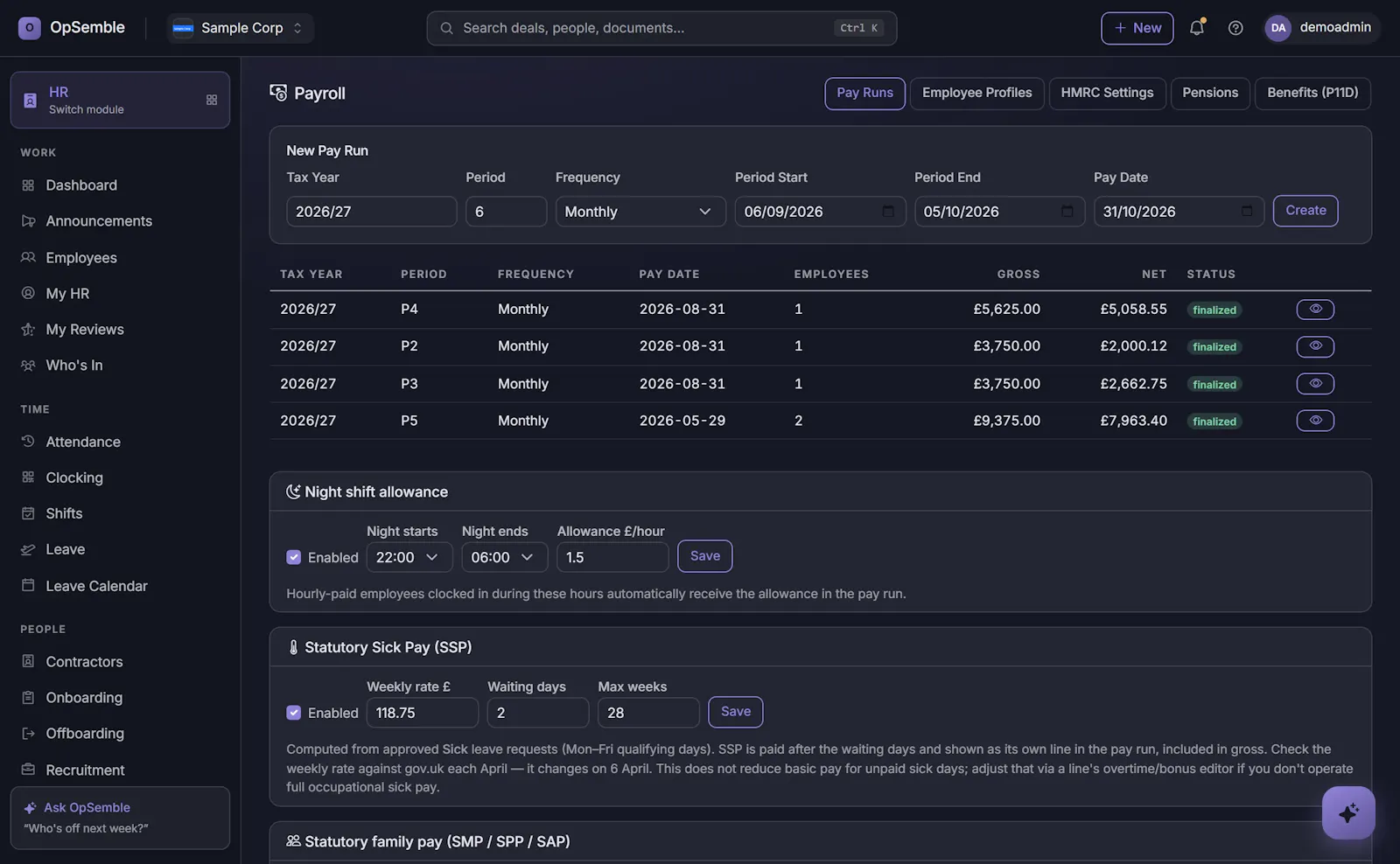 OpSemble screenshot 2