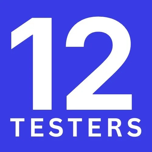 TheClosedTest - Get 12 Testers Free - Product Hunt launch logo and brand identity