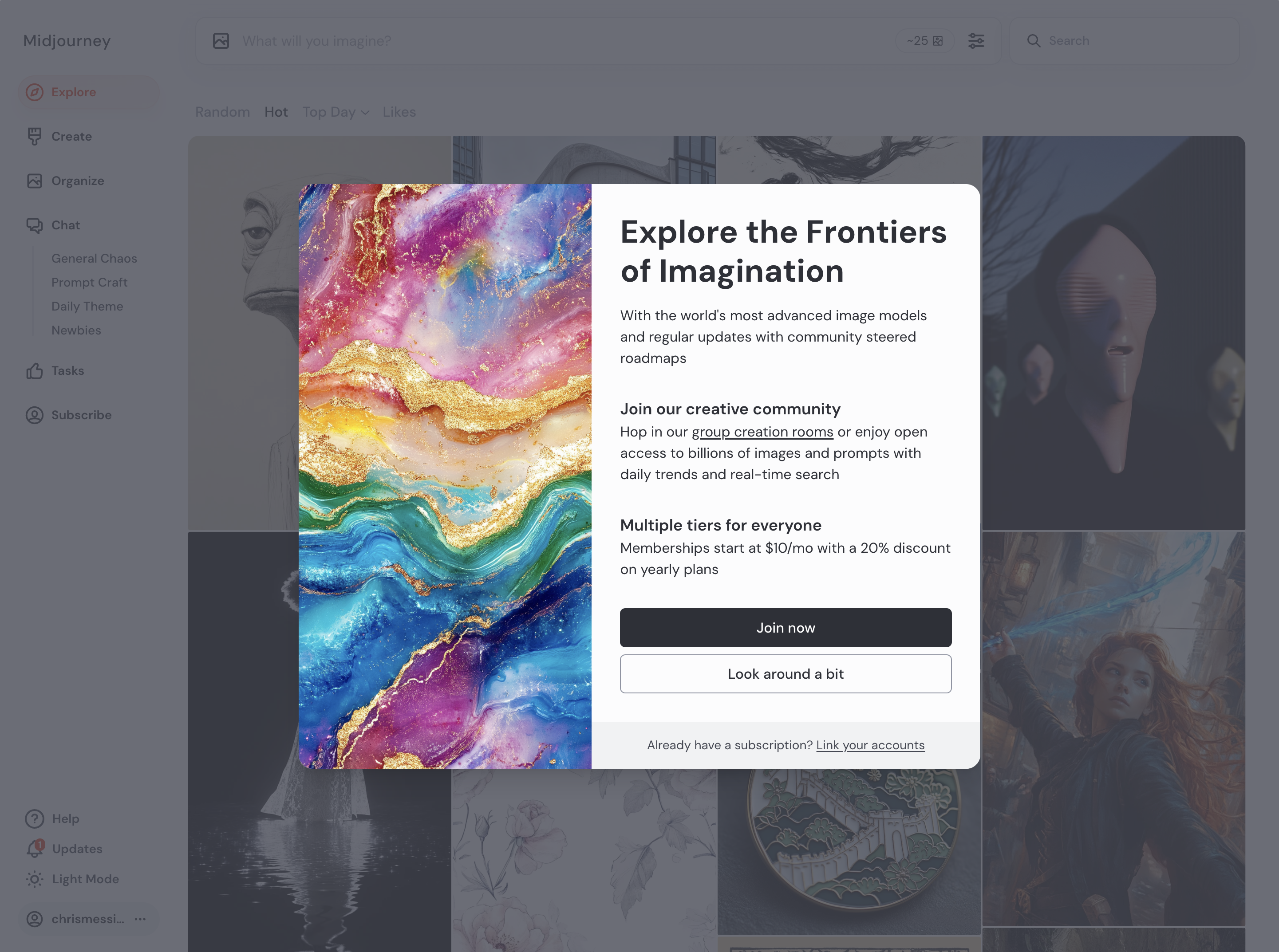 startuptile MidJourney-Explore the frontiers of imagination