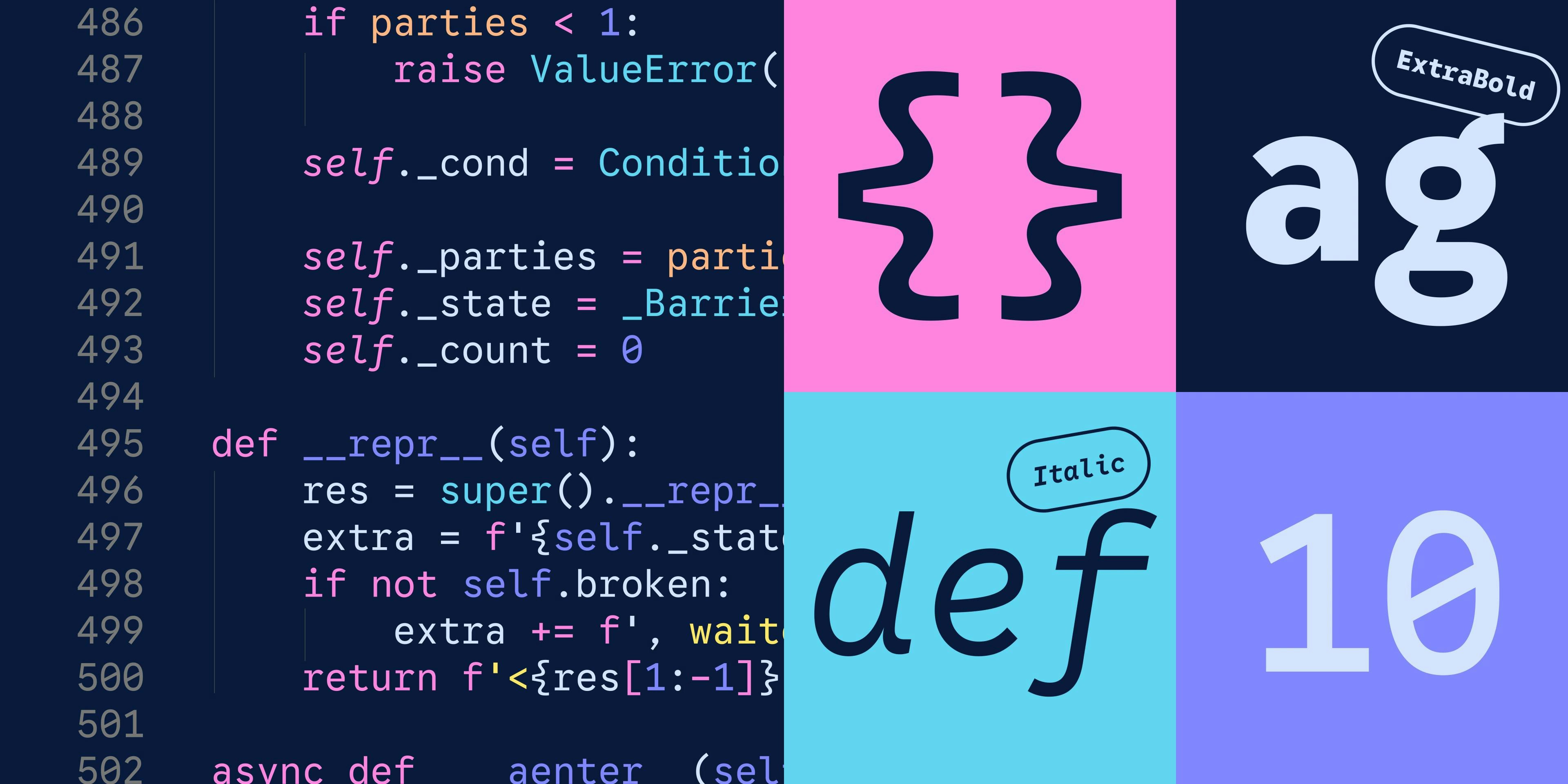 Google Sans Code screenshot 1