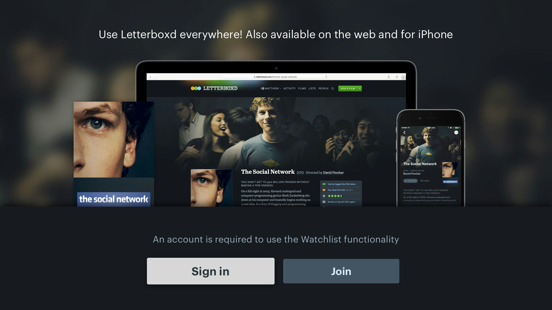 Letterboxd for Apple TV gallery image