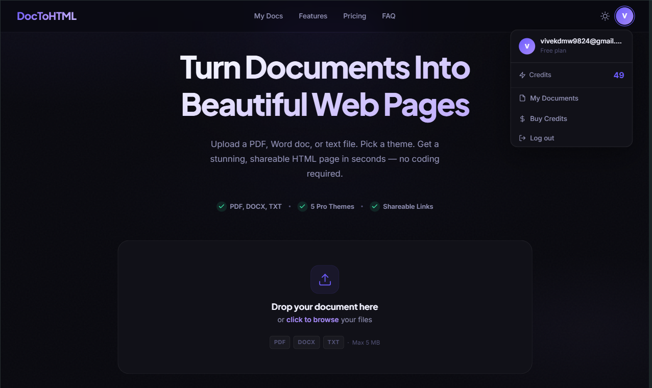 DocToHTML gallery image