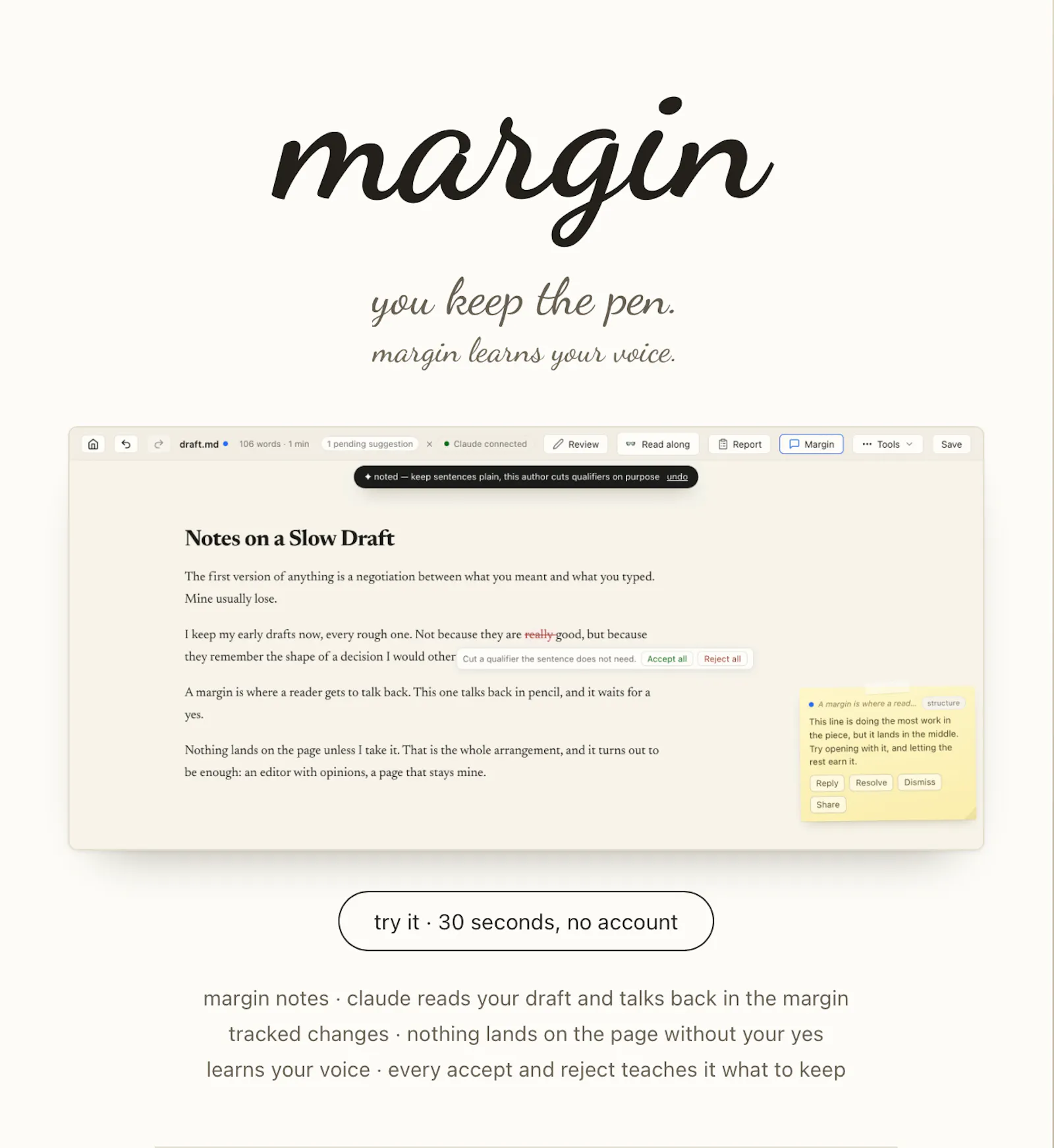 margin screenshot 1
