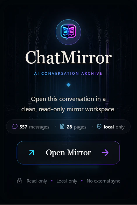 ChatMirror screenshot 1