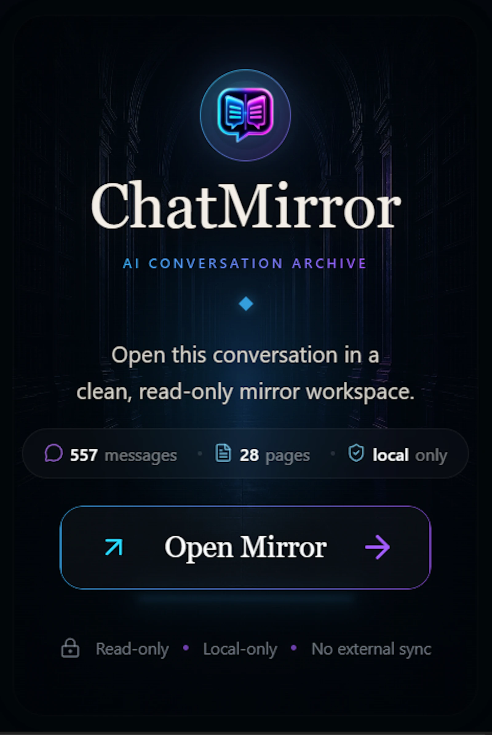 ChatMirror screenshot 2