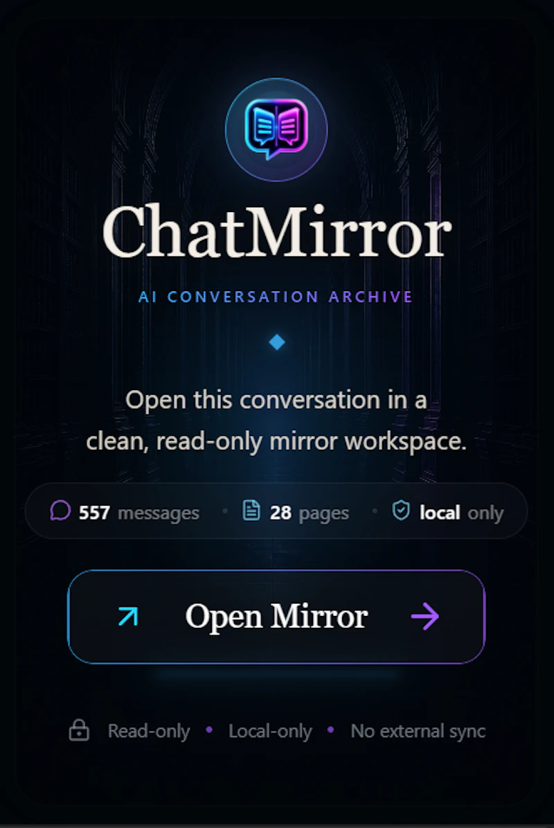 ChatMirror screenshot 2