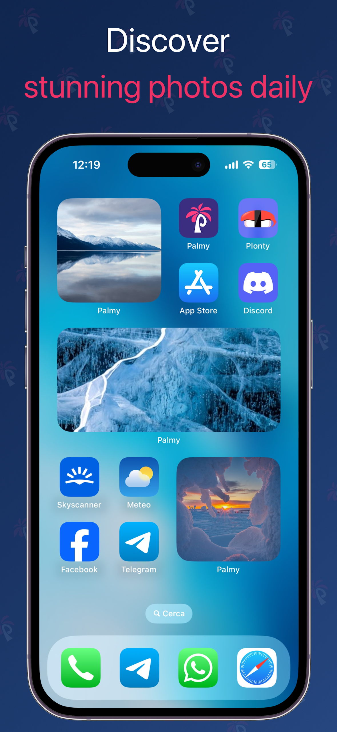 Média PALMY - Widgets d'écran d'accueil - Obtenez des photos fraîchement nouvelles et organisées à votre écran d'accueil iOS 3