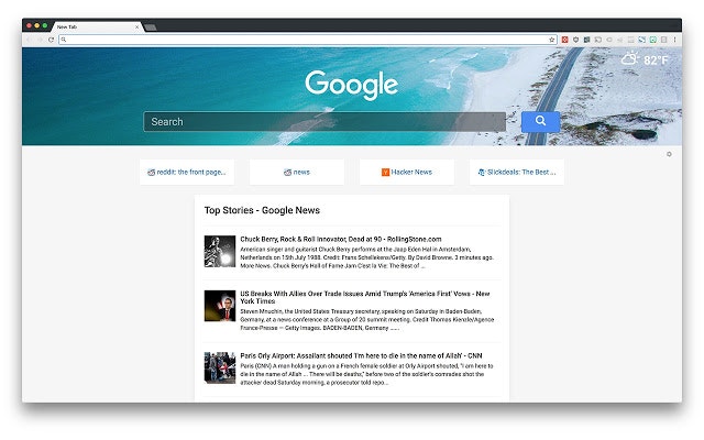 News Tab - New Tab Page gallery image
