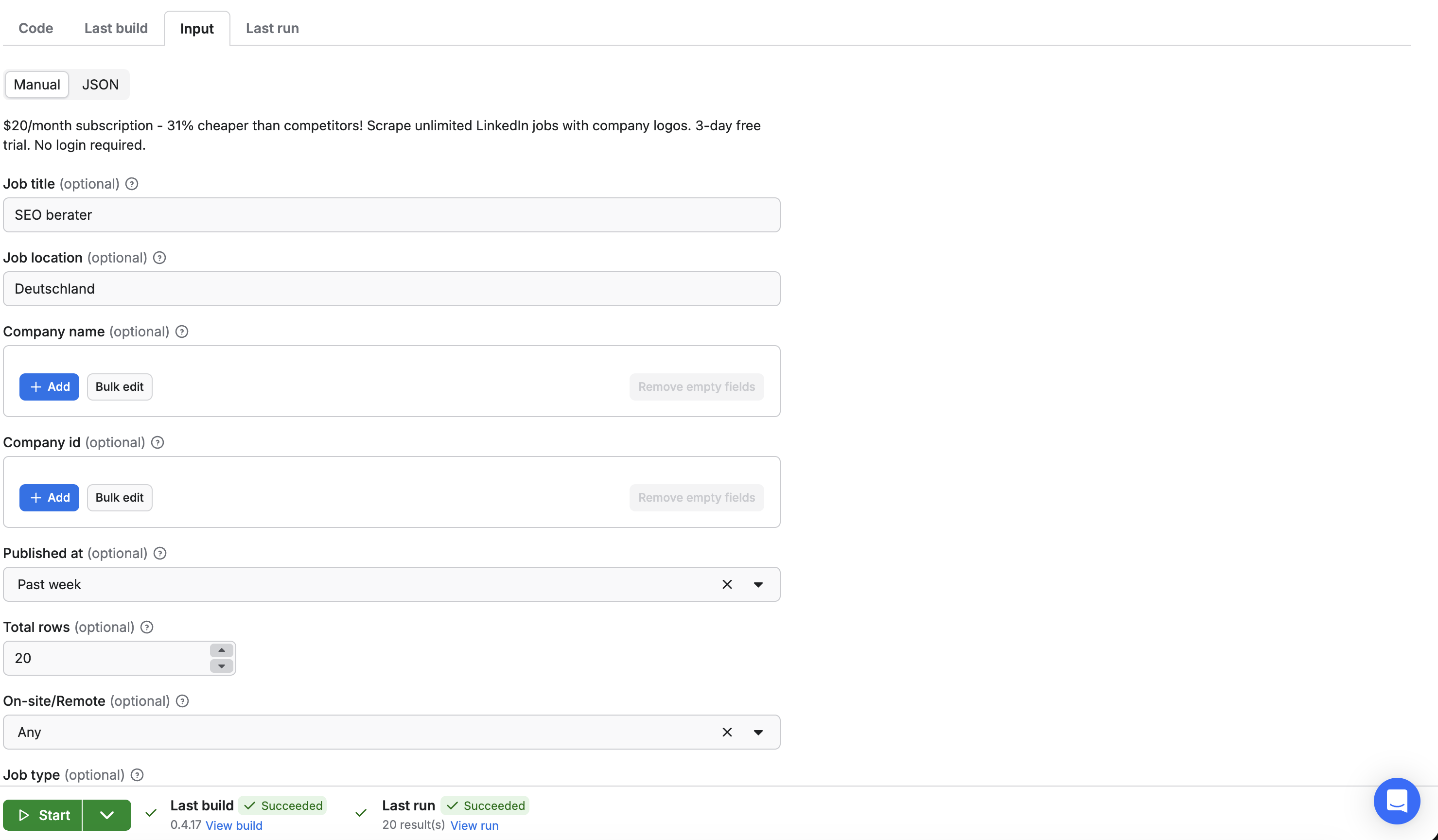 LinkedIn Jobs Scraper - Cheap & Fast gallery image