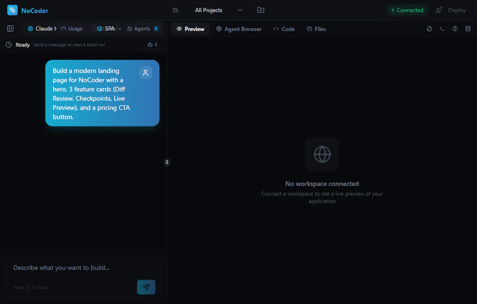 NoCoder screenshot 2