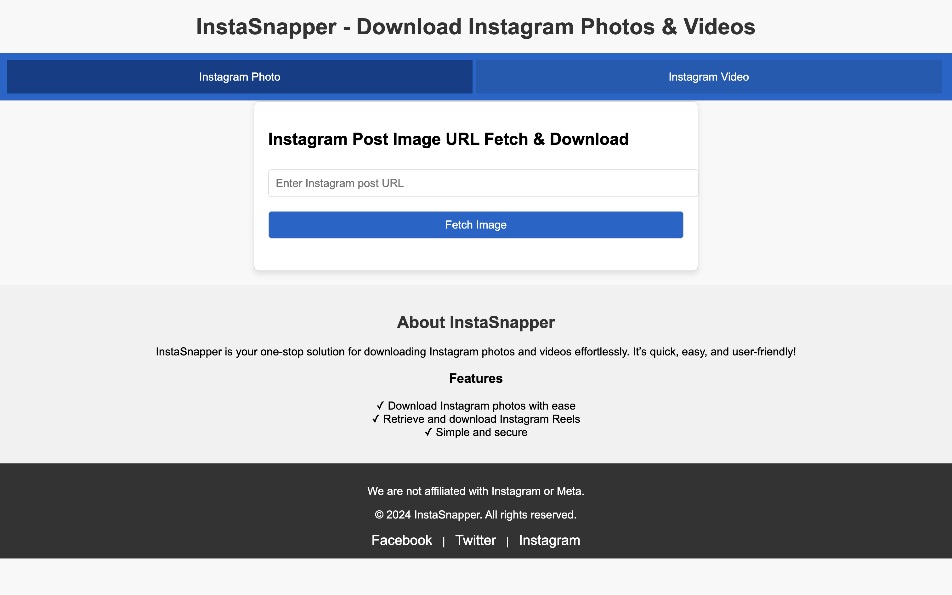 Media Insasnapper - Muat turun foto & video Instagram 1