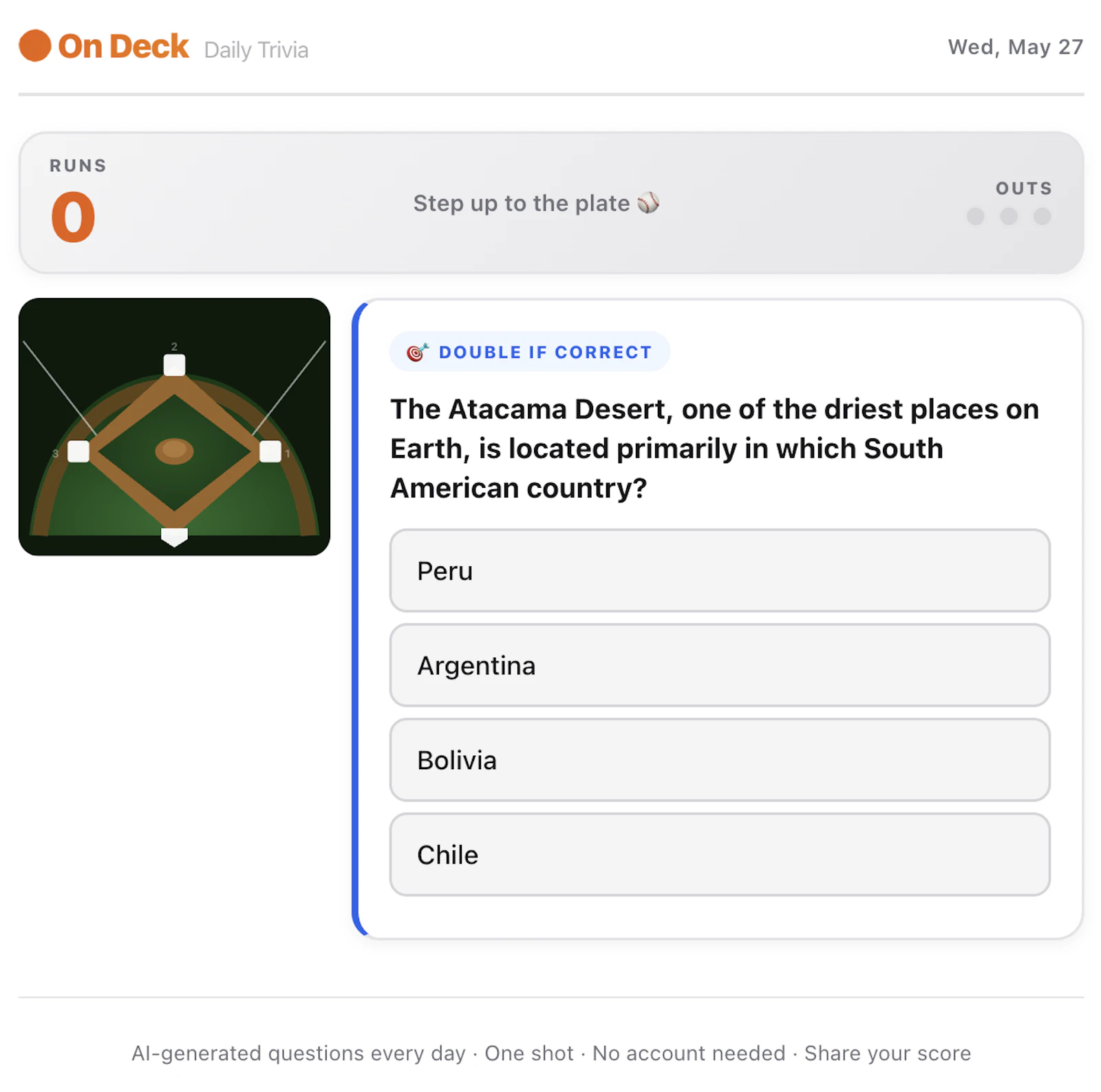 On Deck — Daily Trivia screenshot 3